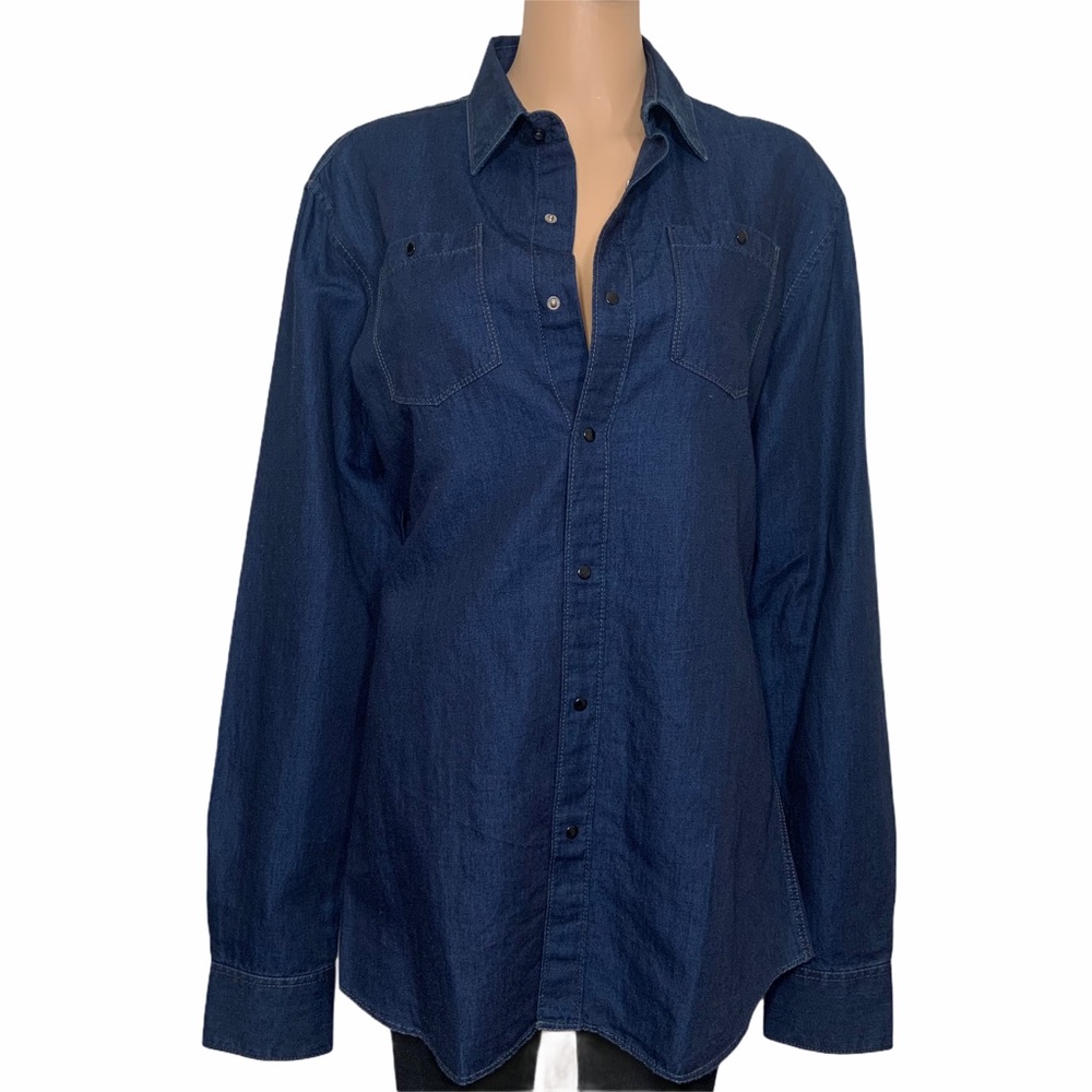 Marciano Guess  Long Sleeve Shirt Blue Navy